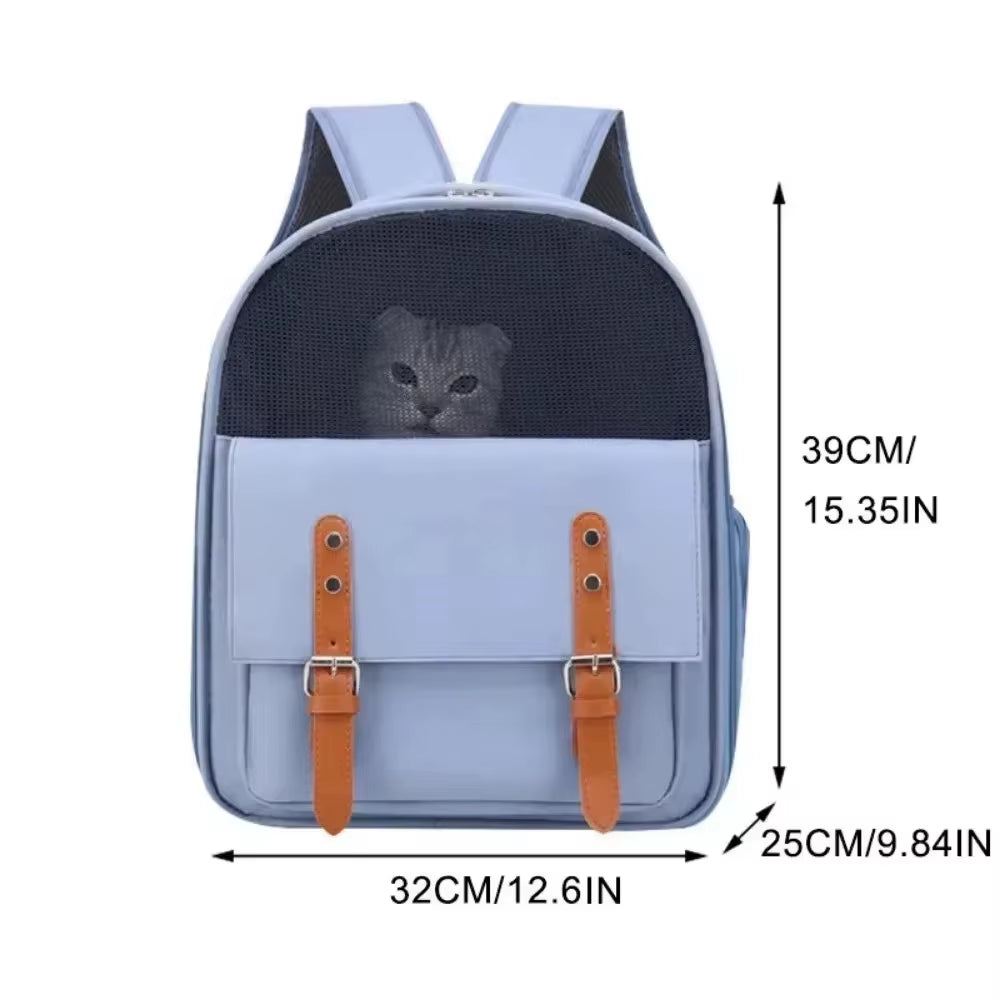 Cat Outdoor Bags Front Bag Large Capacity Cats Backpacks Cats Boxes Simplicity Pet Backpack Adjustable Strap Portable Pets Bag