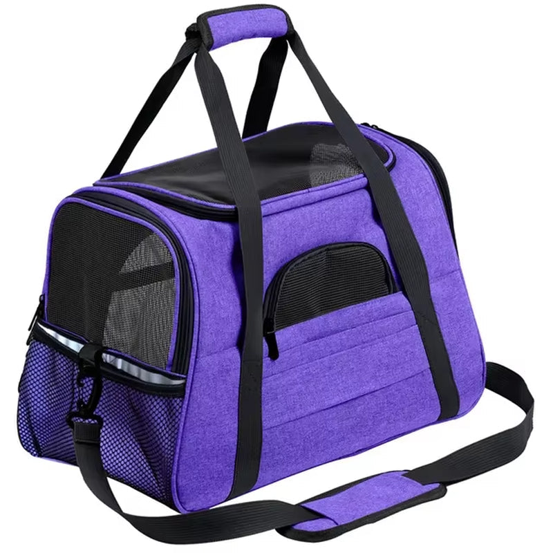 Cat Dog Carrier Pet Backpack Messenger Bag Transport Pet Dog Backpack Outgoing Travel Cat Packets Breathable Small Pet Handbag