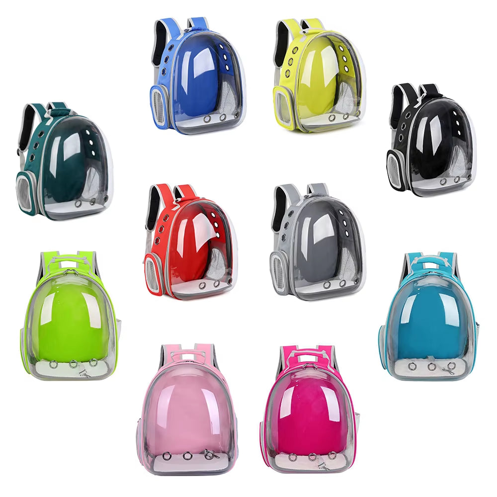 Cat Carrier Bags Breathable Outdoor Pet Carriers Small Dog Cat Backpack Travel Space Capsule Cage Pet Transport Bag for Cat