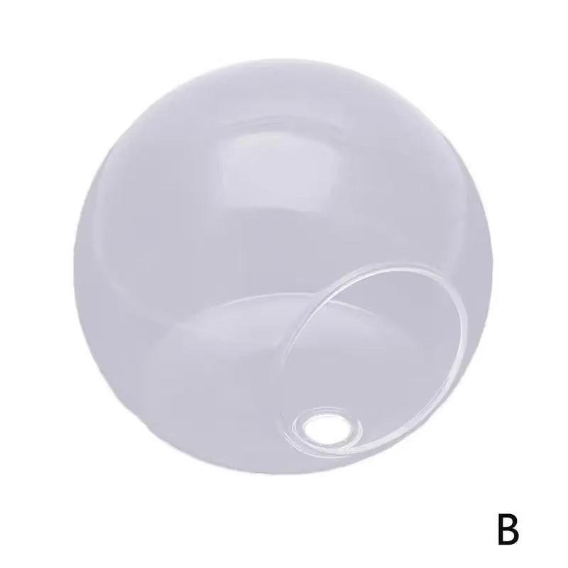 Wall-Hanging Fish Bowl Acrylic Plexiglass Fish Bowl Aquarium Vase Flower Ornament Fish Tank Home Fish Plant Tank Pet Clear Y6R2