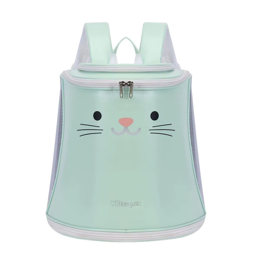 Creative Pet Backpack Carrier Breathable Adjustable Strap Travel Puppy Bags Hands-Free Waterproof Pet Carrier Backpack