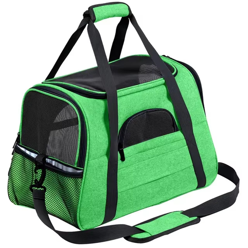 Cat Dog Carrier Pet Backpack Messenger Bag Transport Pet Dog Backpack Outgoing Travel Cat Packets Breathable Small Pet Handbag