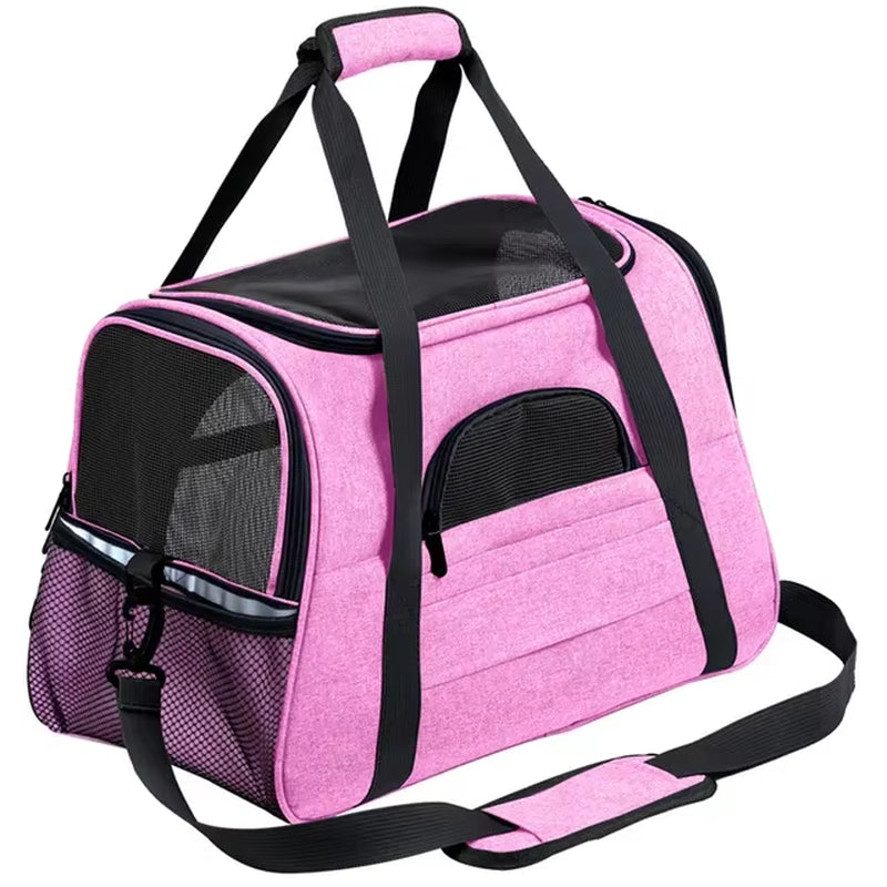 Cat Dog Carrier Pet Backpack Messenger Bag Transport Pet Dog Backpack Outgoing Travel Cat Packets Breathable Small Pet Handbag