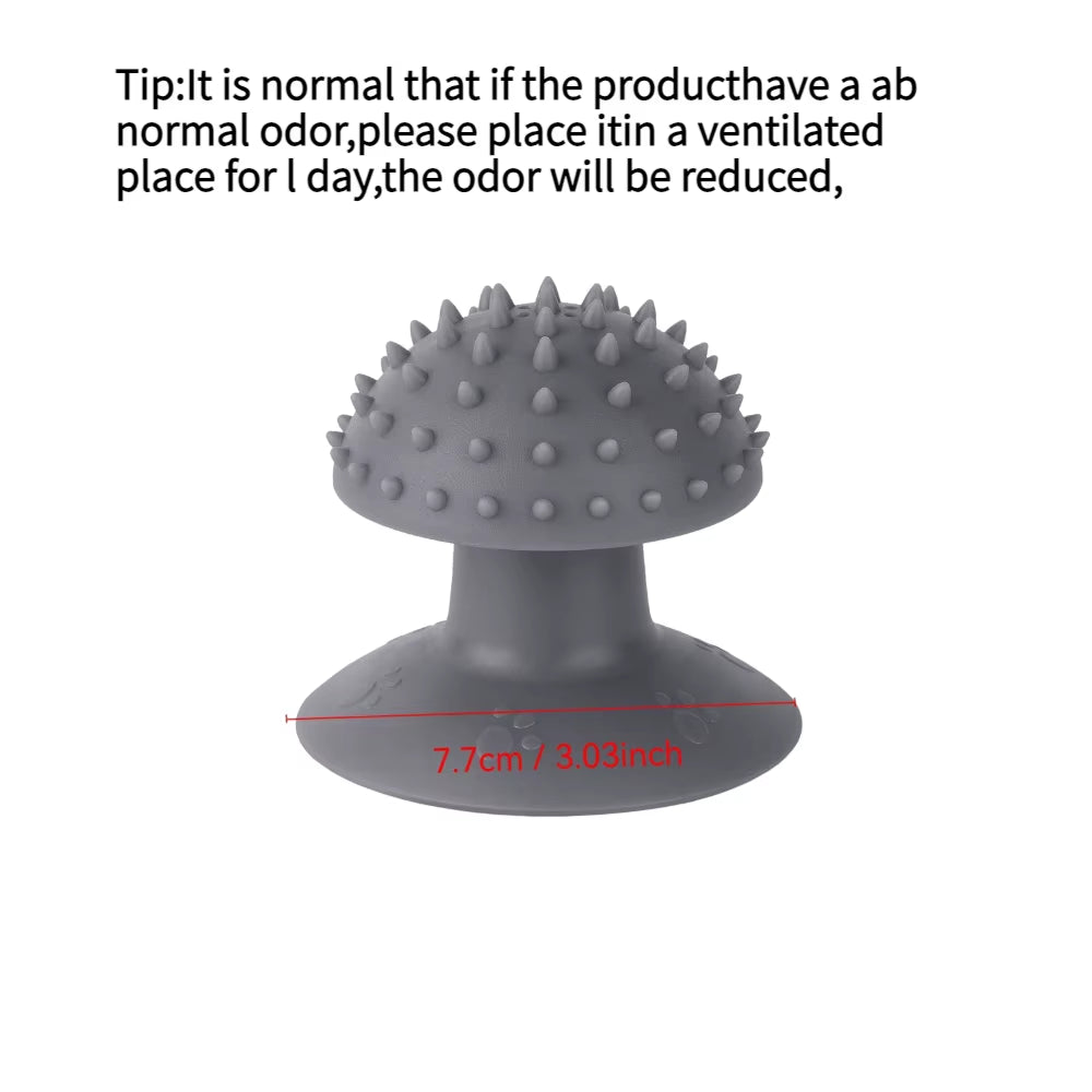 1PC Pet Cat Suction Cup Hair Scrubber, Cat Scratching and Scratching Tool