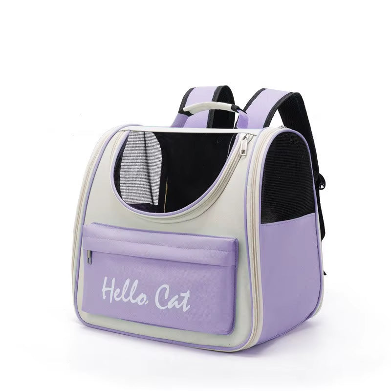 Cat Carrier Bags Windproof Outdoor Travel Backpack for Cat Small Dogs Transport Carrying Bag Cat Backpack Carriers with Cushion