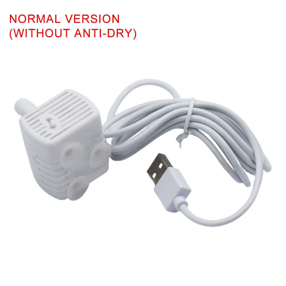 Pet Water Fountain Anti-Dry Burning Motor Water Pump for Cat Flowers Drinking Bowl Water Dispenser Aquarium Fish Fountain