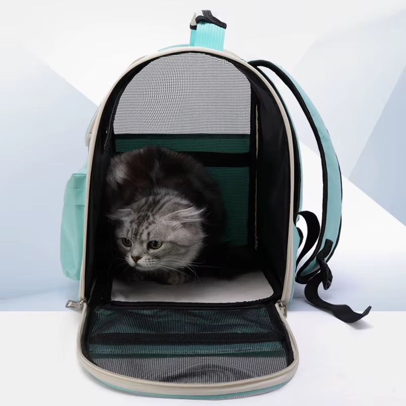 Cat Carrier Bags Windproof Outdoor Travel Backpack for Cat Small Dogs Transport Carrying Bag Cat Backpack Carriers with Cushion