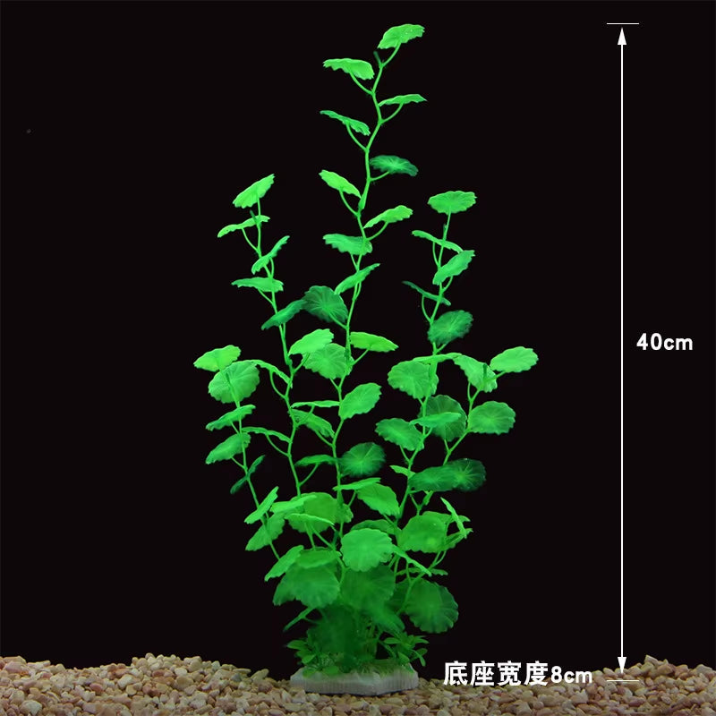 40Cm Aquarium Decoration Artificial Plant Underwater Water Grass Aquatic Plastic Plants Fish Tank Aquarium Landscape
