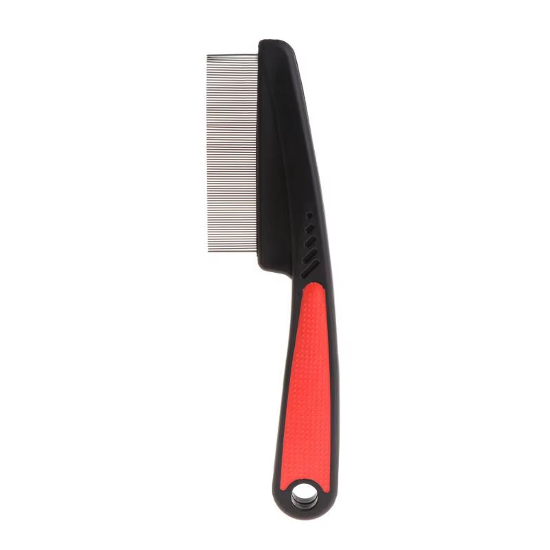Dog Hair Comb Flea Comb for Long and Short Hair Dogs & Cats Pet for Cat Grooming Supplies for Removing Fleas Ticks Tangl