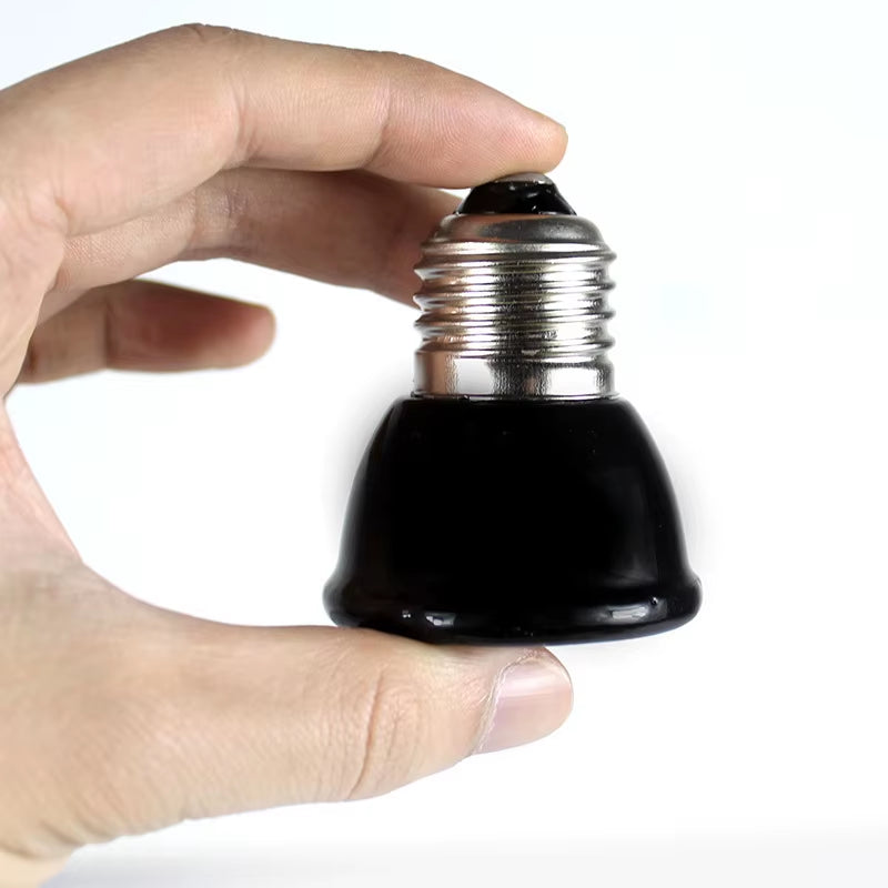 25/50/75/100W E27 Pet Heating Lamp 110V 220V Infrared Ceramic Emitter Heat Light Bulb Pet Brooder Chickens Reptile Lamp 1PC