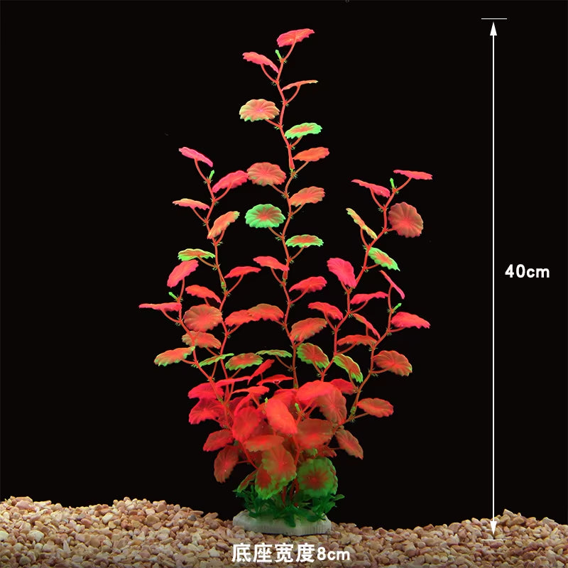 40Cm Aquarium Decoration Artificial Plant Underwater Water Grass Aquatic Plastic Plants Fish Tank Aquarium Landscape