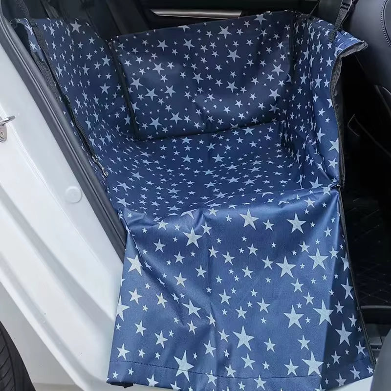 Dog Car Seat Cover Hammock for Dogs in the Car Transportin Pet Car Puppy Car Seat Basket Dogs Cats Waterproof Seat Mat Bag