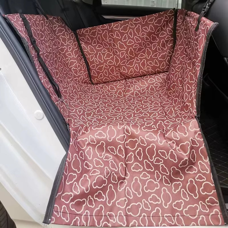 Dog Car Seat Cover Hammock for Dogs in the Car Transportin Pet Car Puppy Car Seat Basket Dogs Cats Waterproof Seat Mat Bag
