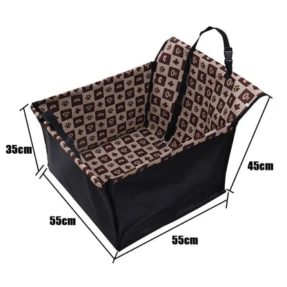 Dog Car Seat Cover Hammock for Dogs in the Car Transportin Pet Car Puppy Car Seat Basket Dogs Cats Waterproof Seat Mat Bag