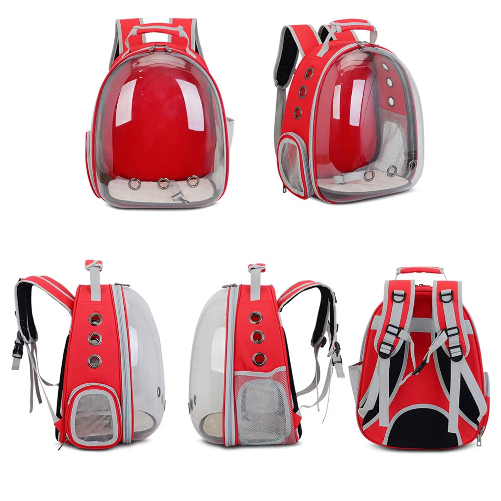 Cat Carrier Bags Breathable Outdoor Pet Carriers Small Dog Cat Backpack Travel Space Capsule Cage Pet Transport Bag for Cat