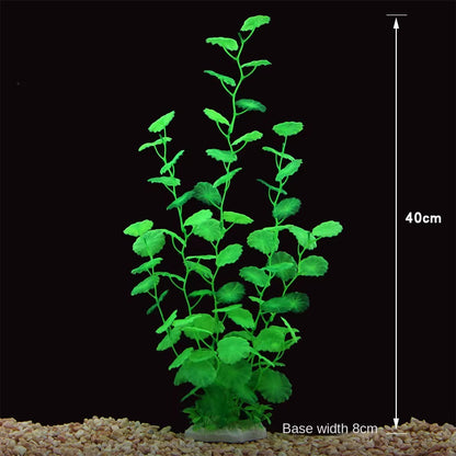 40Cm Aquarium Decoration Artificial Plant Underwater Water Grass Aquatic Plastic Plants Fish Tank Aquarium Landscape