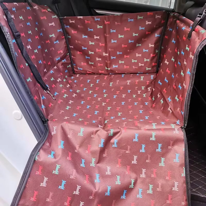 Dog Car Seat Cover Hammock for Dogs in the Car Transportin Pet Car Puppy Car Seat Basket Dogs Cats Waterproof Seat Mat Bag