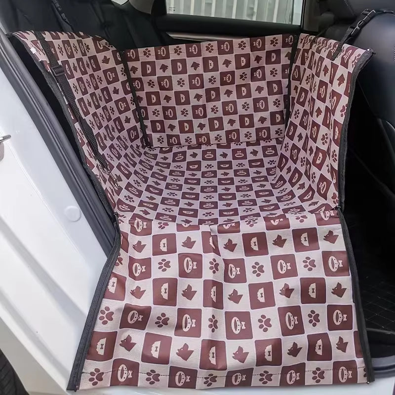 Dog Car Seat Cover Hammock for Dogs in the Car Transportin Pet Car Puppy Car Seat Basket Dogs Cats Waterproof Seat Mat Bag