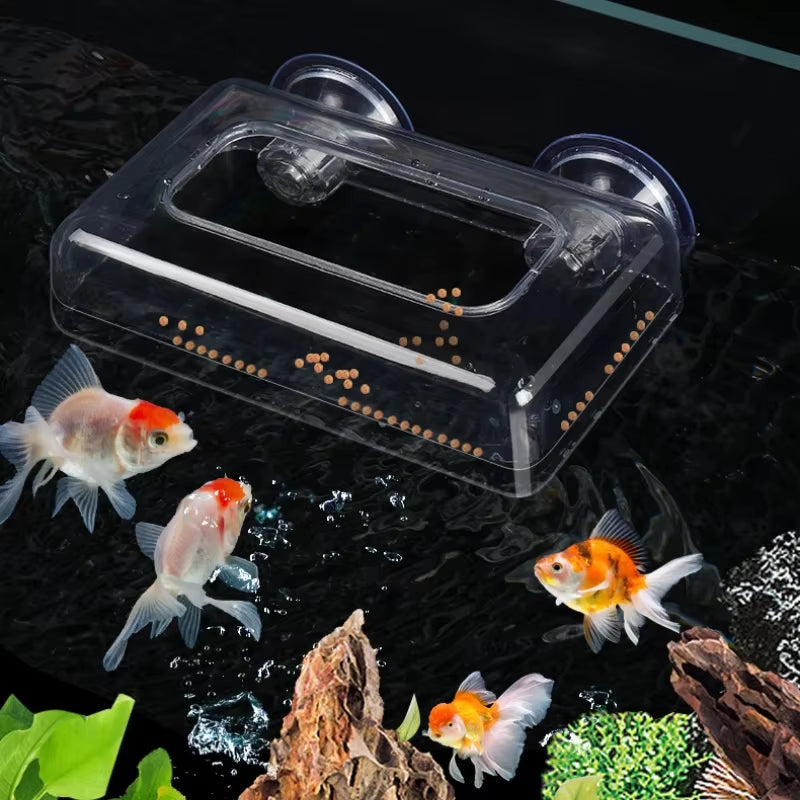 Fish Feeders Aquarium Feed Ring Fish Tank Station Floating Food Tray Feeder Aquarium Accessory with Strong Suction Cups 어항 용품