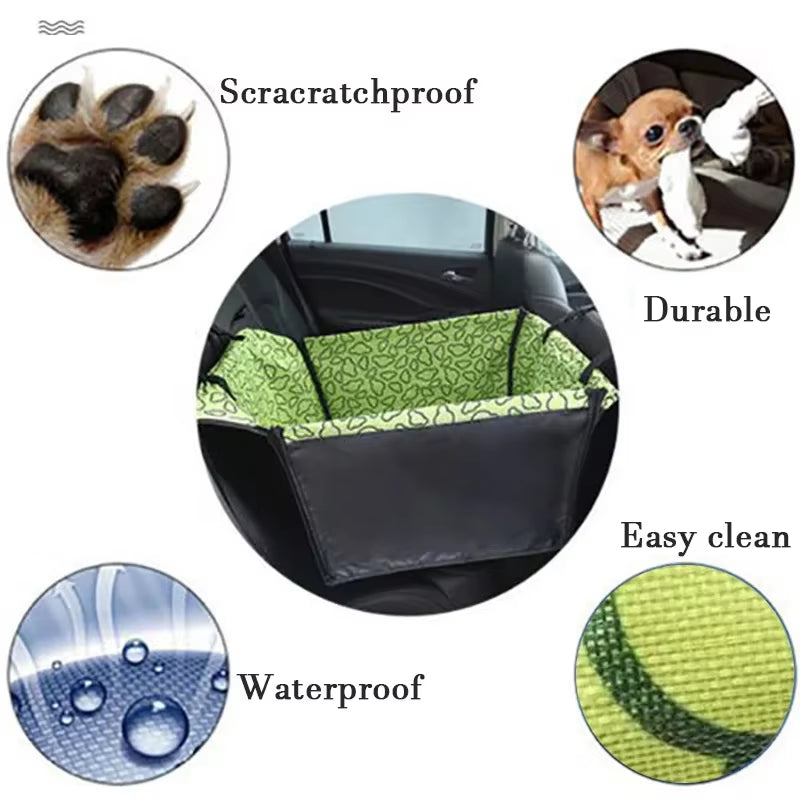Dog Car Seat Cover Hammock for Dogs in the Car Transportin Pet Car Puppy Car Seat Basket Dogs Cats Waterproof Seat Mat Bag