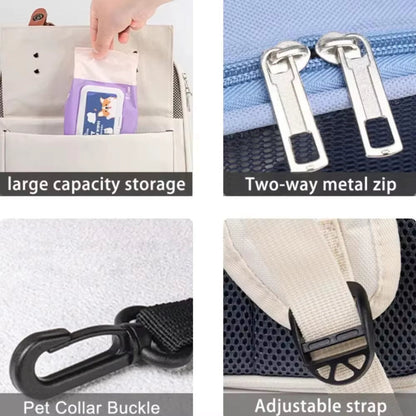 Cat Outdoor Bags Front Bag Large Capacity Cats Backpacks Cats Boxes Simplicity Pet Backpack Adjustable Strap Portable Pets Bag