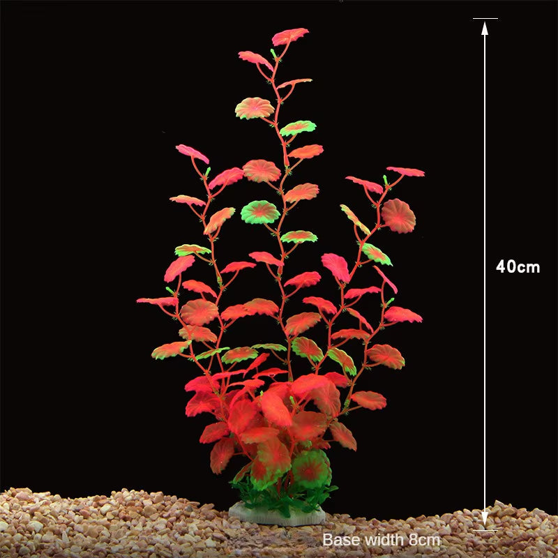 40Cm Aquarium Decoration Artificial Plant Underwater Water Grass Aquatic Plastic Plants Fish Tank Aquarium Landscape